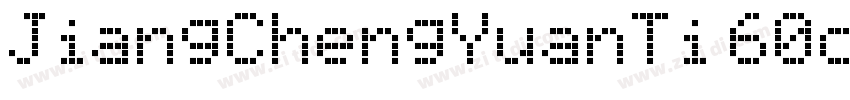 JiangChengYuanTi 60o字体转换